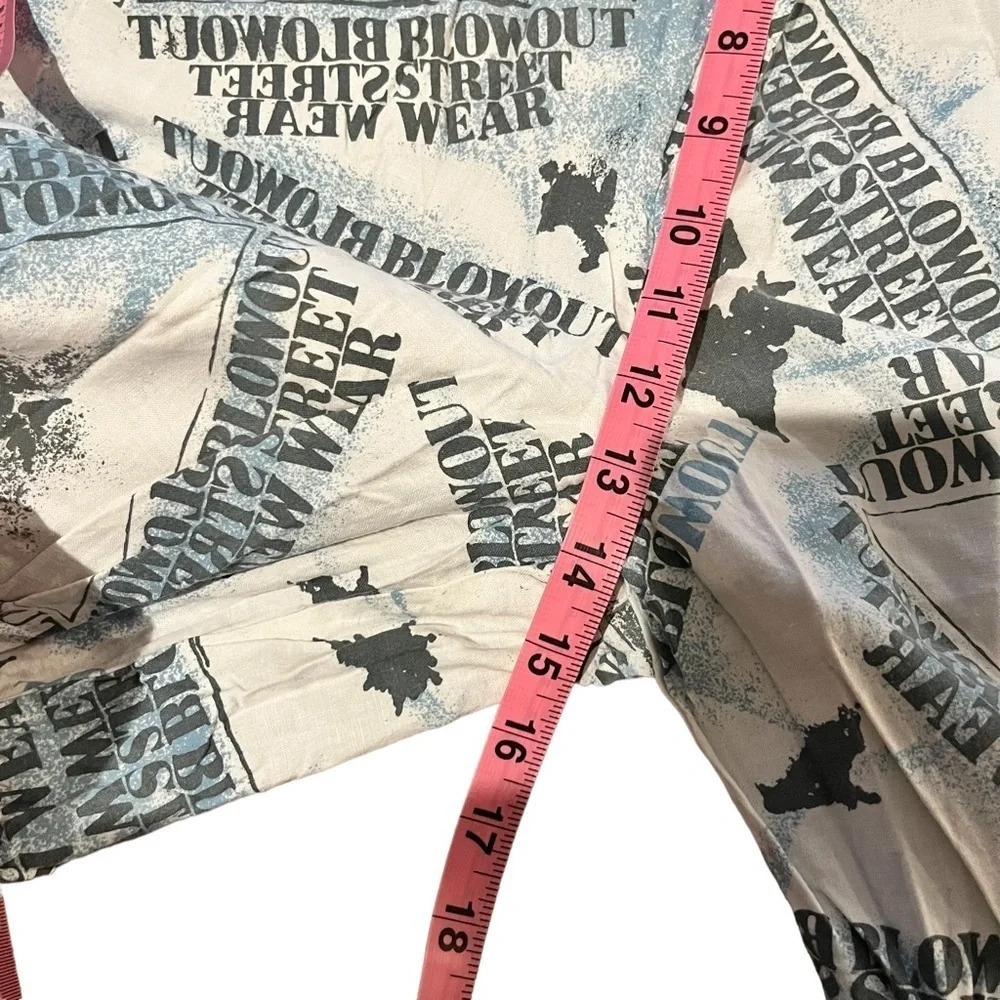 LA BlowOut StreetWear High Rise Reversible Acid Wash Pants S Y2K - Picture 9 of 13